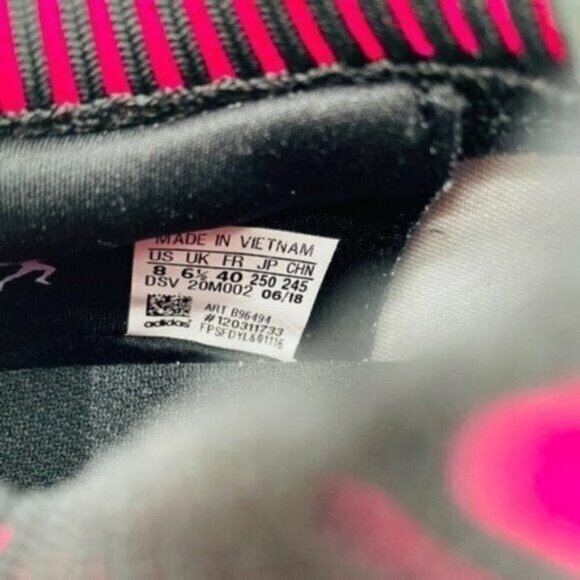 Adidas Women's PureBounce Breast Cancer Awareness Black 8 Running Comfy Sneakers - Picture 6 of 8